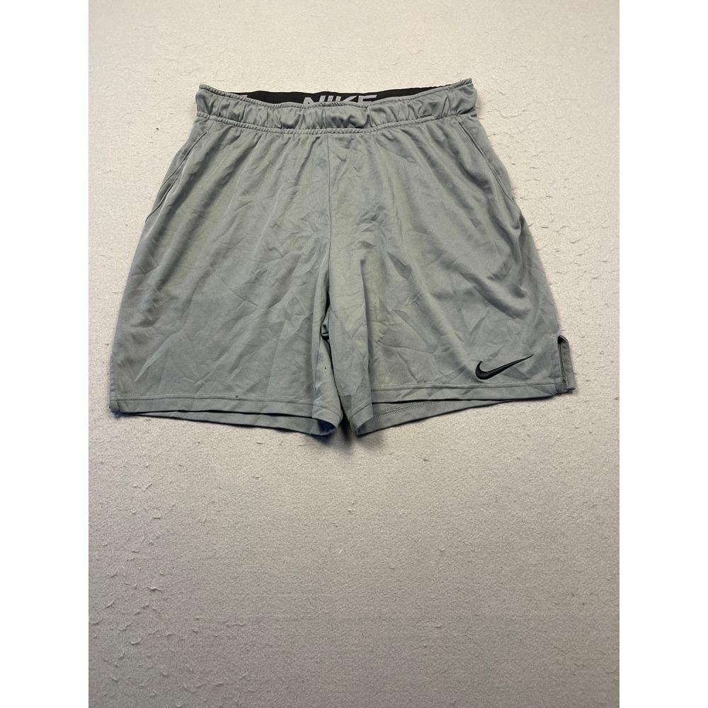 Nike Shorts Dri-FIT Polyester Gray Medium Mens